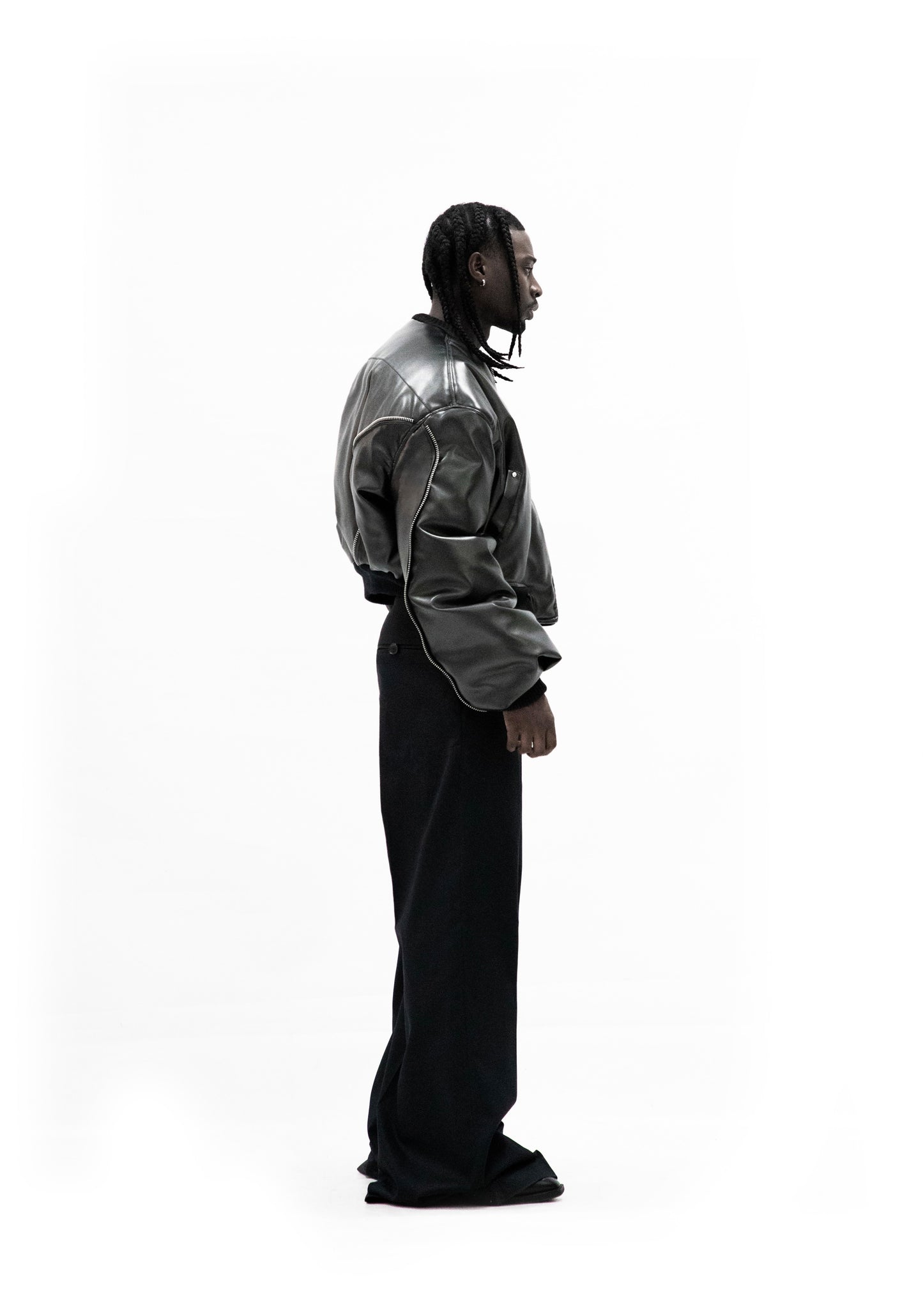 LEATHER BOMBER