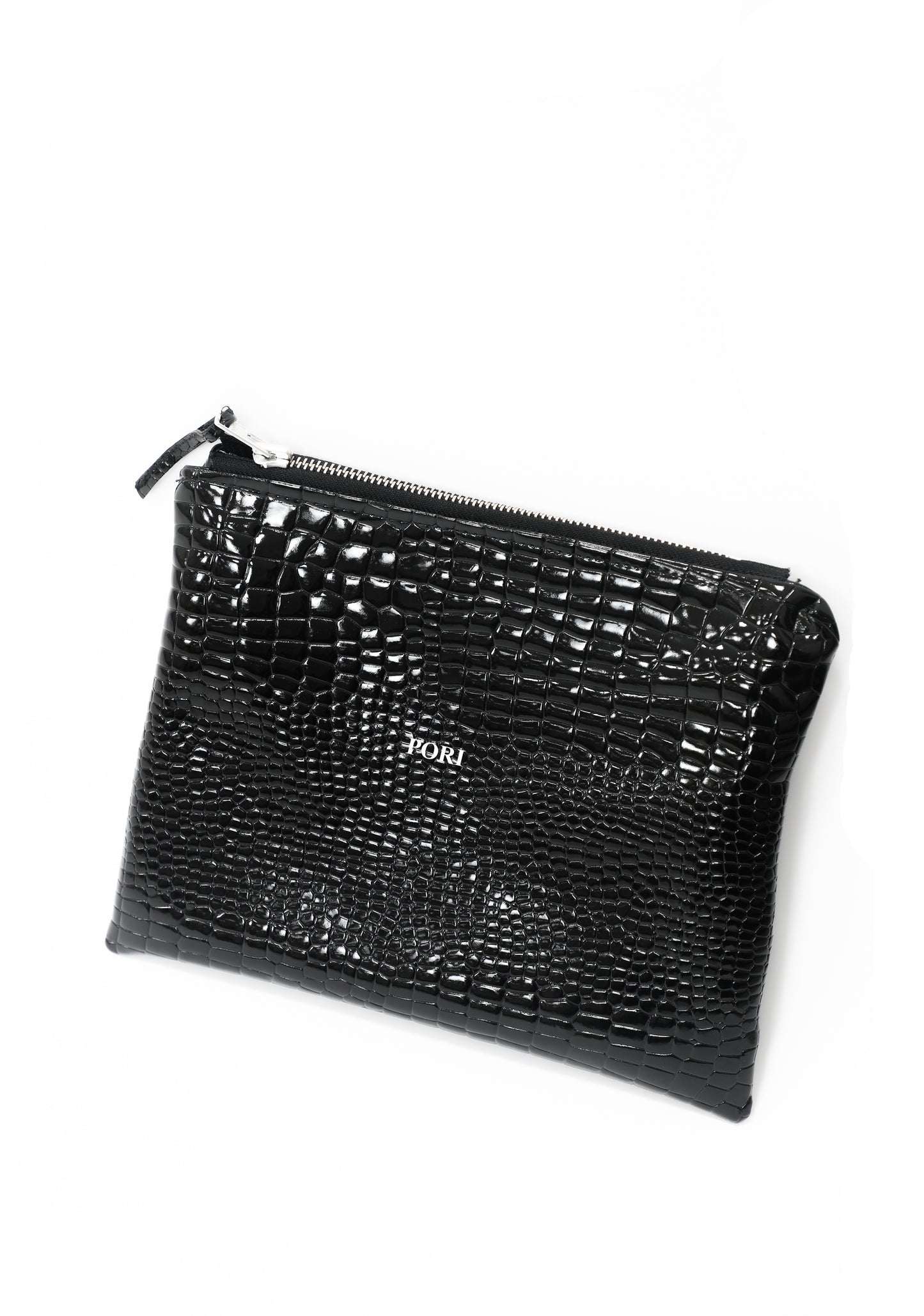 CROC CLUTCH BAG