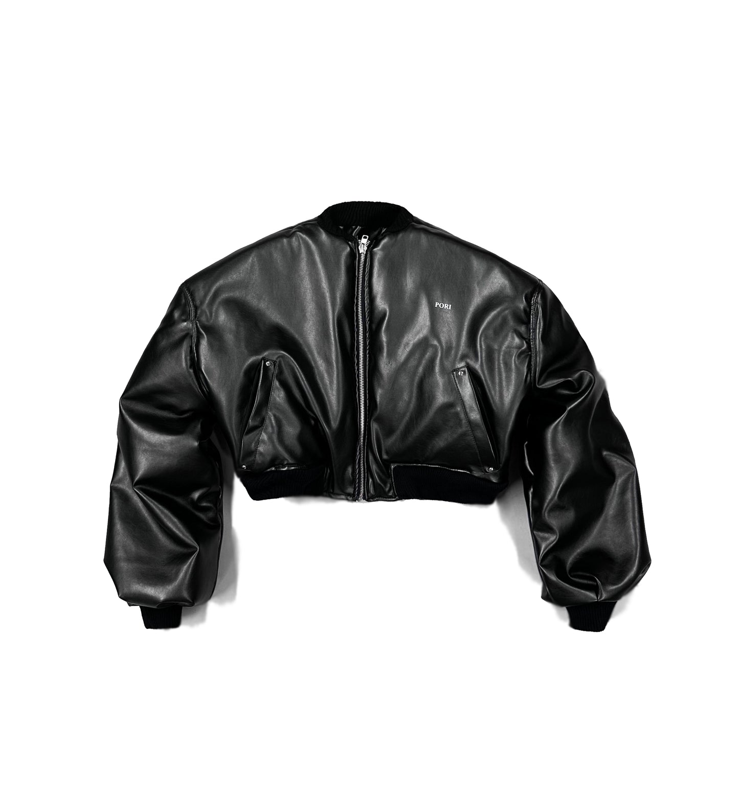 LEATHER BOMBER